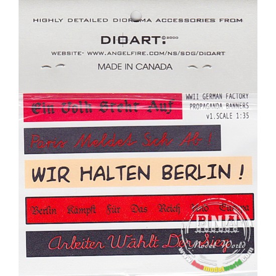 1/35 WWII German Propaganda Banners v.1 