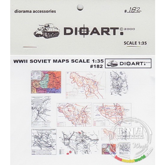 1/35 WWII Soviet Maps (Full Colour)