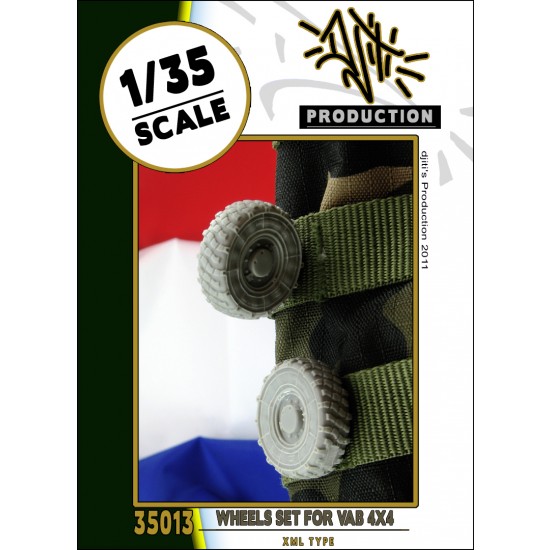 1/35 Wheels Set for French Army VAB 4X4 Armored Personnel Carrier