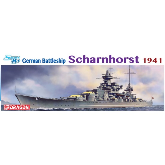 1/350 German Battleship Scharnhorst 1941 [Smart Kit]
