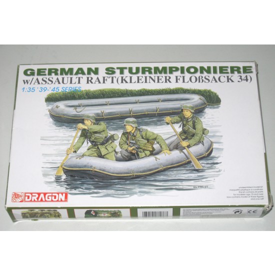 1/35 German Sturmpioniers w/Assault Raft
