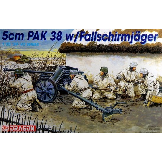 1/35 5cm Pak 38 w/Fallschirmjager