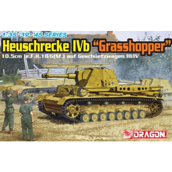 1/35 Heuschrecke IVb "Grasshopper" 10.5cm leFH 18/6 Sf auf Geschutzwagen III/IV