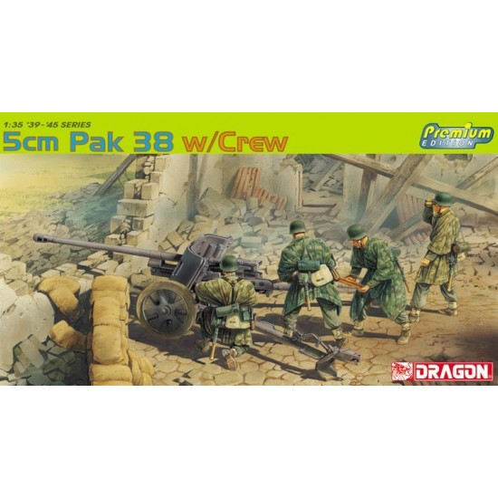 1/35 5cm Pak 38 w/Gun Crew