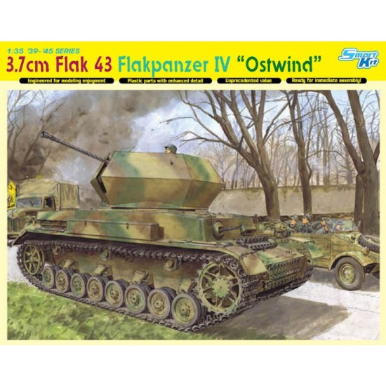 1/35 3.7cm FlaK 43 Flakpanzer IV "Ostwind"