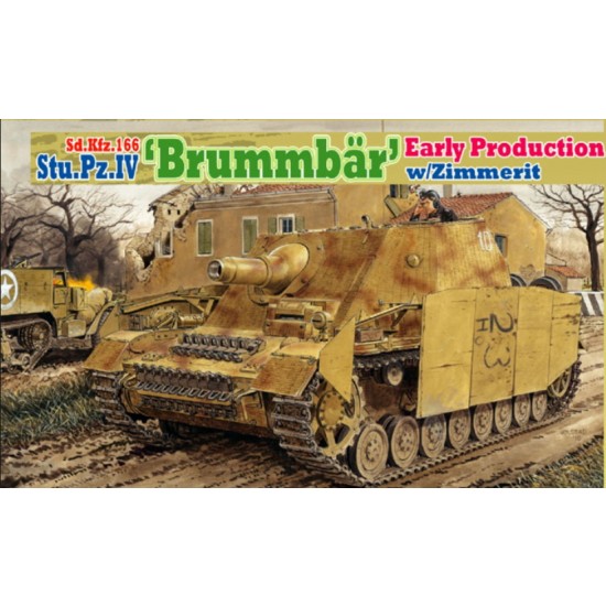 1/35 SdKfz 166 Stu.Pz IV "Brummbar" Early Production w/Zimmerit