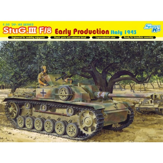 1/35 WWII Sturmgeschutz/StuG.III F/8, Italy 1943 (Early Production)