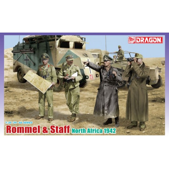 1/35 Rommel and His Staff, North Africa 1942 (4 figures)