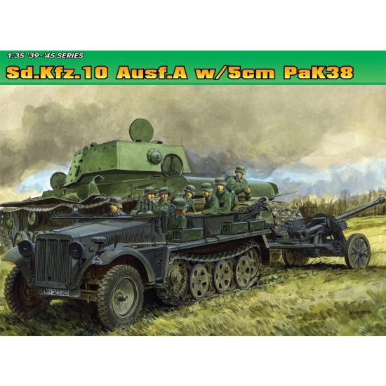 1/35 WWII SdKfz.10 Ausf.A with 5cm Pak38