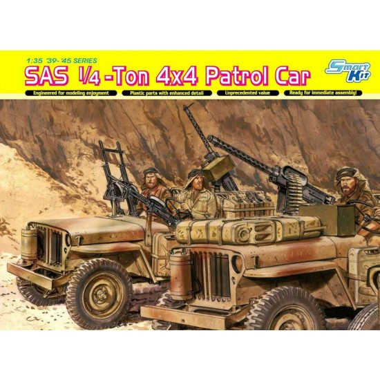 1/35 WWII SAS 1/4 Ton 4x4 Patrol Car