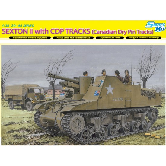 1/35 WWII Canadian Army Sexton II Late Production with CDP Tracks