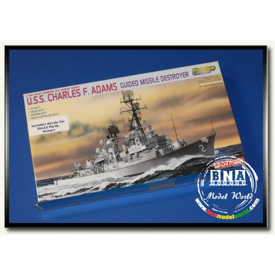 1/700 USS Charles F.Adams Guided Missile Destroyer
