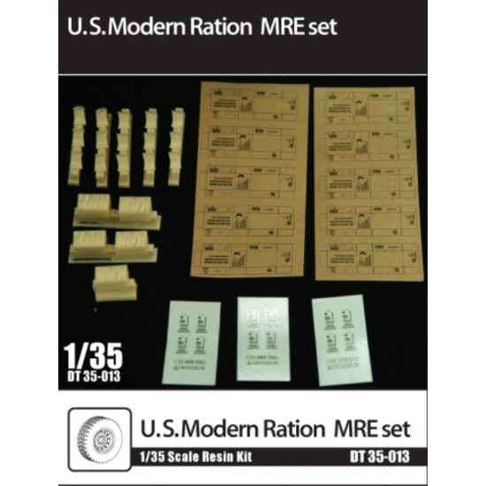 1/35 US Modern Ration MRE set (Resin)