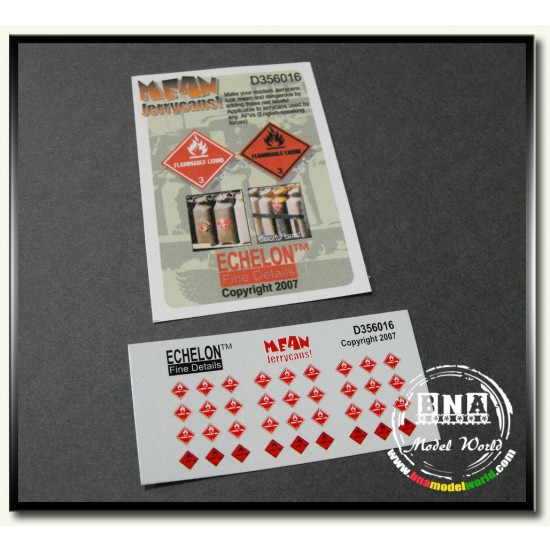 Decals for 1/35 Mean Jerrycans