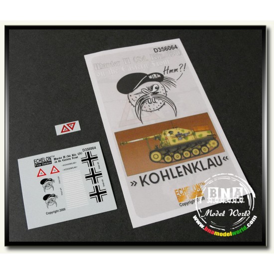 Decals for 1/35 German Marder II (SdKfz.131) on the Eastern Front