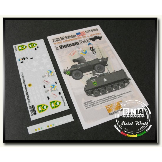 Decals for 1/35 720th MP Btn V100 & M113A1 in Vietnam (Part 4)