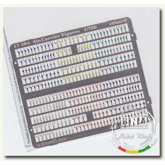 Colour Photoetch for 1/700 Aircraft Carrier Figures