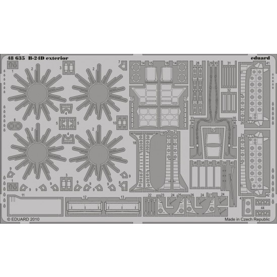 Photoetch for 1/48 B-24D Exterior for Revell/Monogram kit
