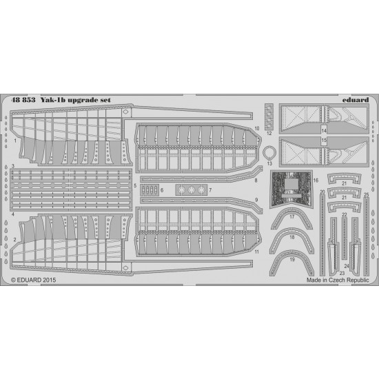 1/48 Yakovlev Yak-1b Upgrade Set for Eduard kit (1 Photo-Etched Sheet) 