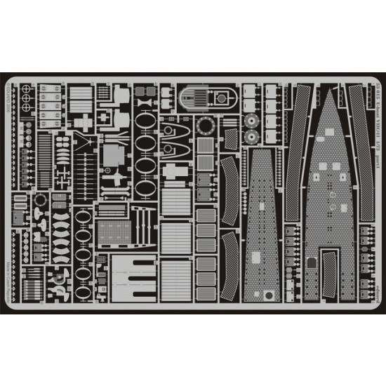 Photoetch for 1/72 U-Boat VIIC/41 for Revell kit