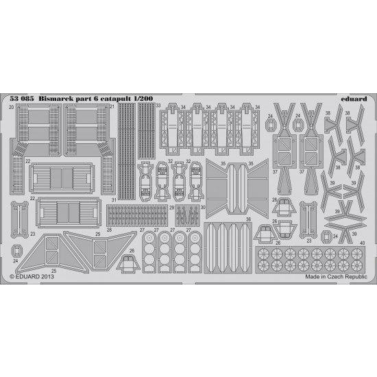 1/200 Bismarck Detail-up Set 6 - Catapult (for Trumpeter kit)