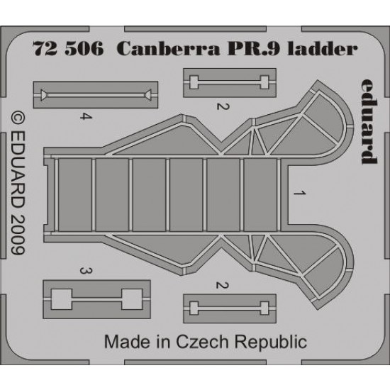 Photoetch for 1/72 Canberra Pr.9 Ladder for Airfix kit