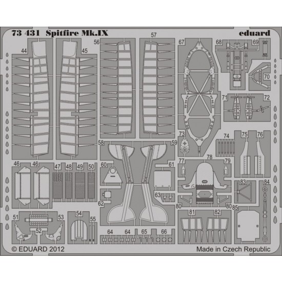 1/72 Supermarine Spitfire Mk.IX Detail Set Vol.1 for Italeri kit