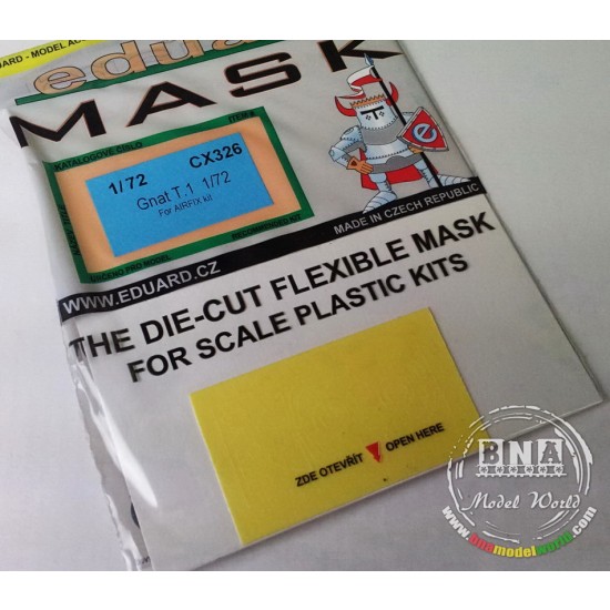 1/72 Folland Gnat T1 Paint Mask for Airfix kit