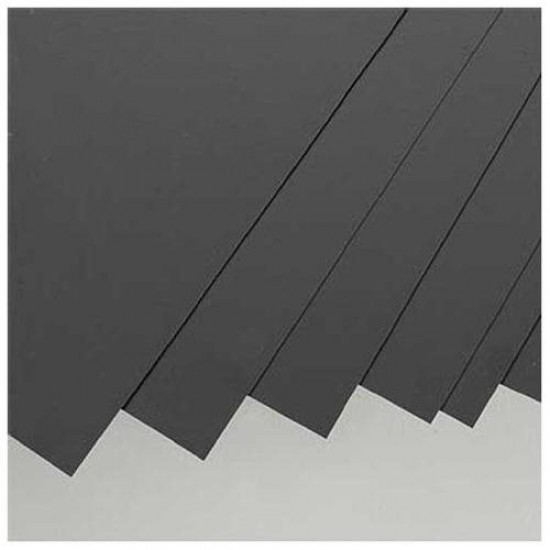 Black Styrene Sheet (Size: 8" x 21"; Thickness: .01"/0.25mm) 8pcs