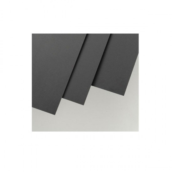 Black Styrene Sheet (Size: 6" x 12"; Thickness: .01"/0.25mm) 4pcs