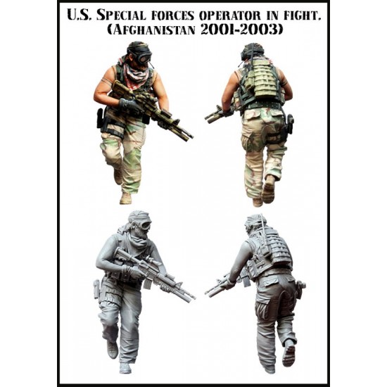 1/35 US Special Forces Operator in Fight (Afghanistan 2001-2003) Vol.1 (1 Figure)