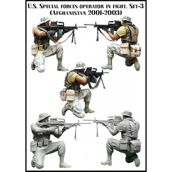 1/35 US Special Forces Operator in Fight (Afghanistan 2001-2003) Vol.3 x1 figure 