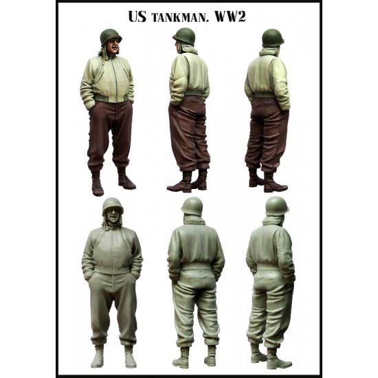 1/35 WWII US/American Tankman (1 Figure)
