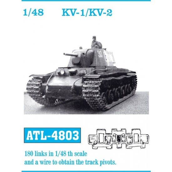 1/48 Soviet KV-1/ KV-2 Metal Tracks (180 links)