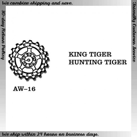 1/35 Metal Wheels for King Tiger / Hunting Tiger 