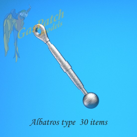 1/32 Metal Turnbuckles Albatros Type (30pcs)