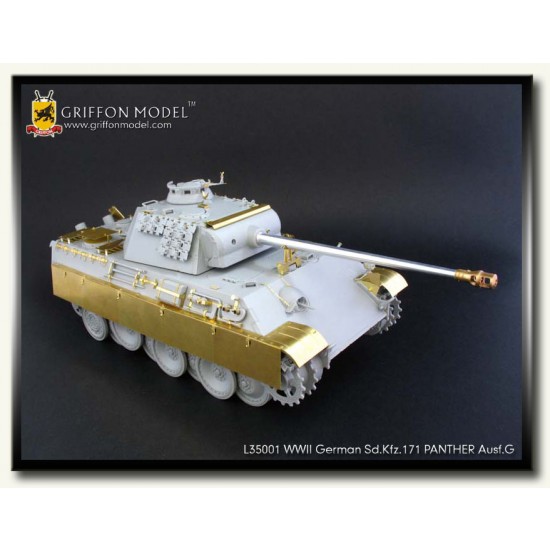 Photoetch for 1/35 WWII German SdKfz.171 Panther Ausf.G for Dragon #6268