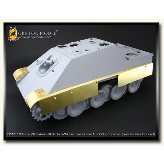 Schurzen/Side Armour Skirt for 1/35 Panther Ausf.G/Jagdpanther for Dragon/Tamiya