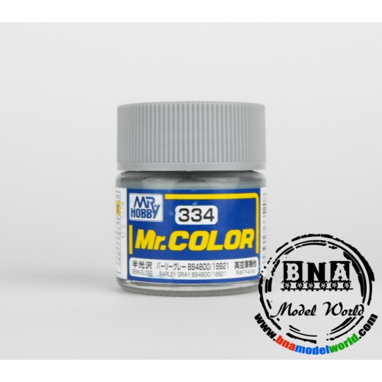 Solvent-Based Acrylic Paint - Semi-Gloss Barley Grey BS4800/18B21 (10ml)