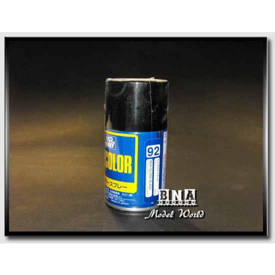 Mr.Color Spray Paint - Semi-Gloss Black (100ml)