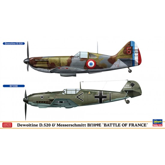 1/72 Dewoitine D.520 & Messerschmitt Bf109E "Battle of France"