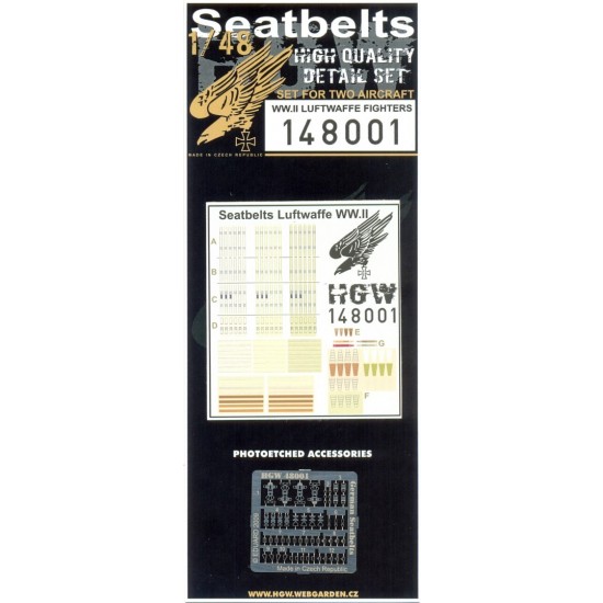 1/48 WWII Luftwaffe Seatbelts