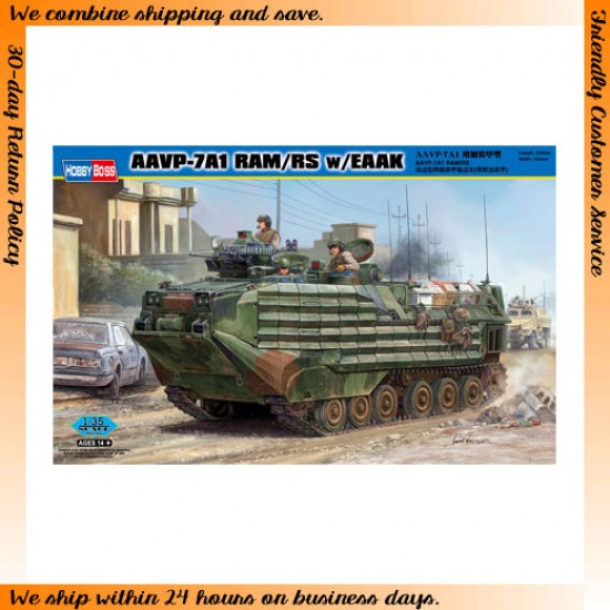 1/35 AAVP-7A1 Amphibious Assault Vehicle RAMS/RS W/EAAK 
