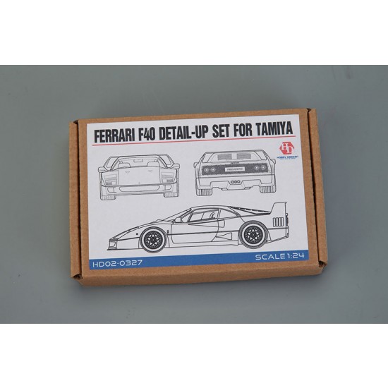 1/24 Ferrari F40 Detail-up Set for Tamiya kit (Resin+PE+Metal Parts)