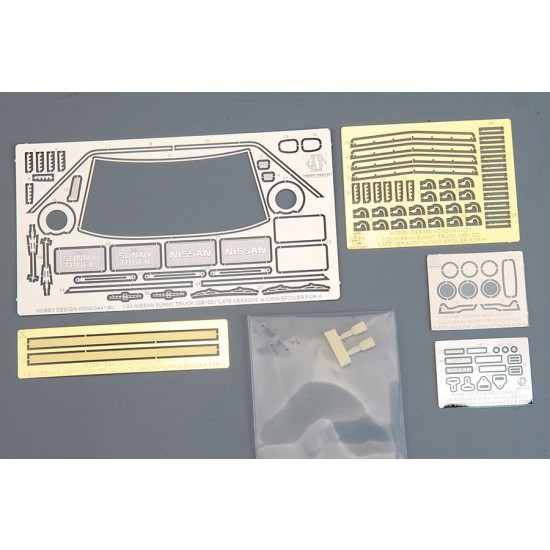 1/24 Nissan Sunny Truck (GB122) Late w/Chin Spoiler Detail Set for Hasegawa #20552
