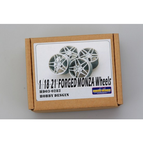 1/18 21inch Forged Monza Wheels set for Ferrari models (4 Wheel Rims)