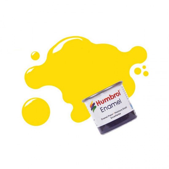 Enamel Paint - Yellow Gloss (14ml)
