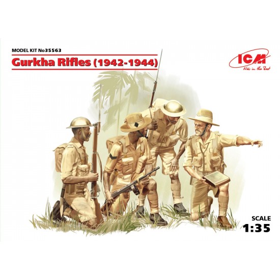 1/35 Gurkha Rifles 1942-1944 (4 figures)