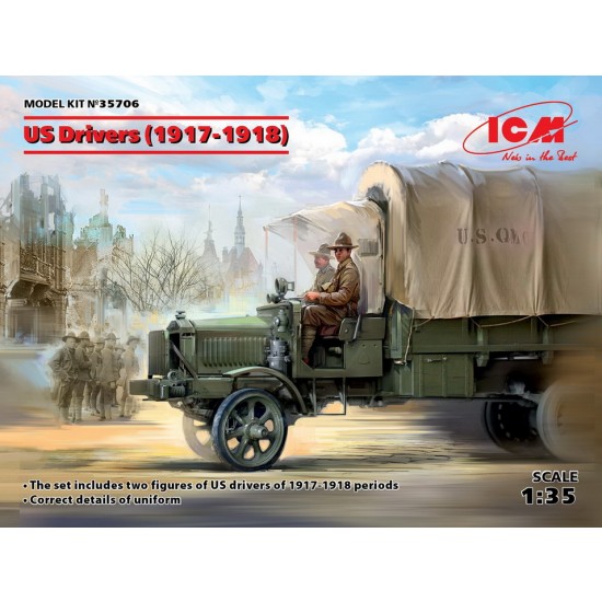 1/35 US Drivers 1917-1918 (2 figures)