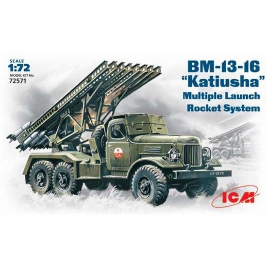1/72 Multiple Launch Rocket System BM-13-16 Katyusha on ZiL-157 Base